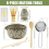 6 Pcs Matcha Whisk Set Elegant Matcha Set Japanese Tea Cup Set 4