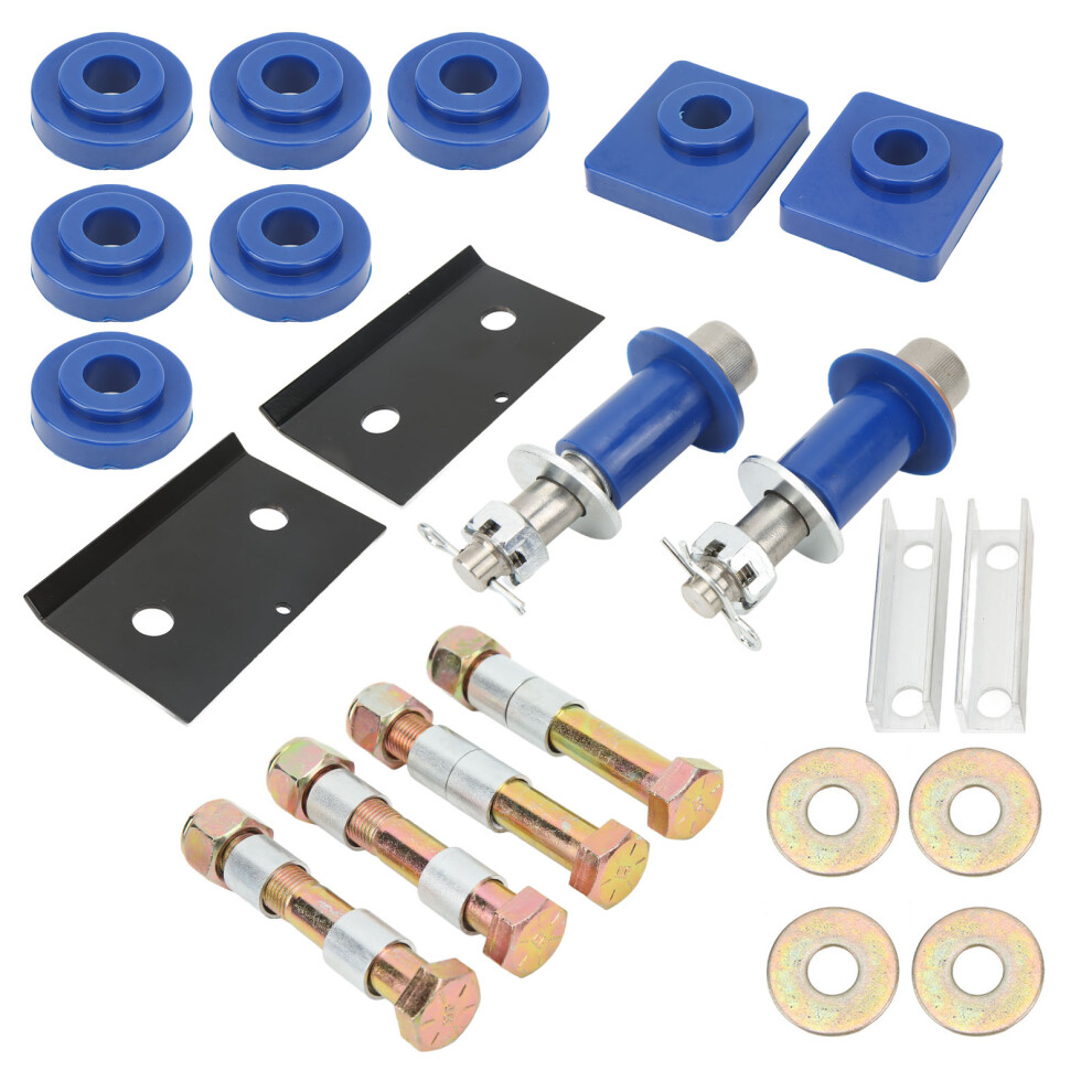 22Pcs Hood Hinge Pivot Bushing Mount Bolt Kit For Peterbilt 379 8761340645321