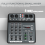 4 Channel Audio Mixer 48V Phantom Power USB Studio Sound Mixers 5