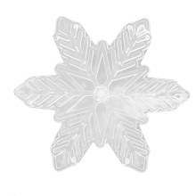 DIY Snowboard Stomp Pads Snowboard Mat Snowflake Shape Transparent