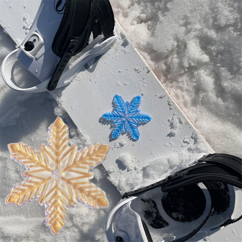 DIY Snowboard Stomp Pads Snowboard Mat Snowflake Shape Transparent 1