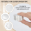 40 PCS Blank Coin Engraving Blanks Metal Stamping 3