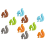 10Pack Cute Squirrel Shape Silicone Cup Hanger Tool Tea Bag Holder 1