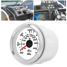 361-19Ohm jauge de température d'huile de 2 po 50-150 C, 8 couleurs