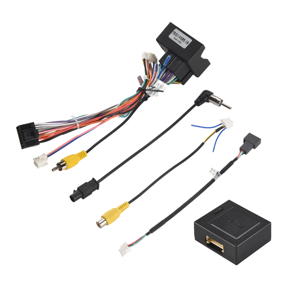 Stereo Audio 16 Pin Android Power Wiring Harness Adapter + Canbus Box 4712829525775