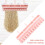 Supporto in silicone per extension di capelli 31cm/12.20in 6