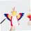 Hand Puppet Joystick Doll Control for Arm Motion Manipulation, Small Black Plastic Doll, Ideal for Interactive Play 4