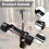 Universal Patio Heater Wheel Kit, Patio Heater Wheels 4