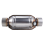 Universal Catalytic Converter 3 Inch 400 Cells High Flow Muffler 6