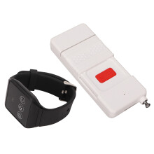 Kabelloser Pflegepersonal-Alarm Pager SOS-Notruf-Taster Sender Empfänger Pflege-Alarm-System für Seniorenpatienten