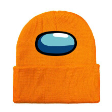 (Orange)Cappello berretto Among Us adulti unisex invernale lavorato a maglia ragazzo ragazza caldo lana