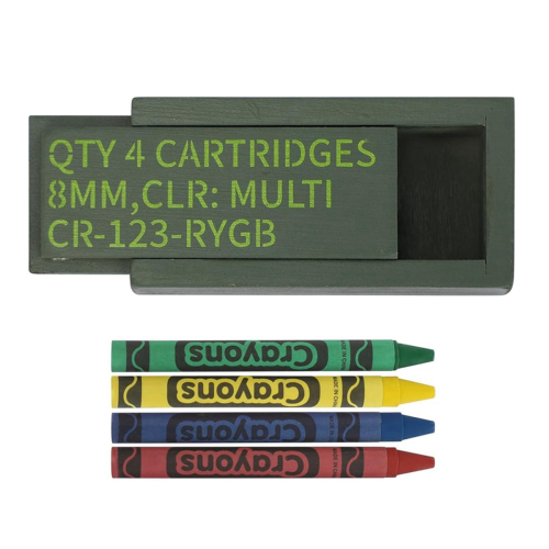 1PCS Crayon Case, for Gifts, with 4 Crayon for Kids