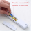 LED Flat Panel Night Vision Reading Light, Eye Protection Light White 5