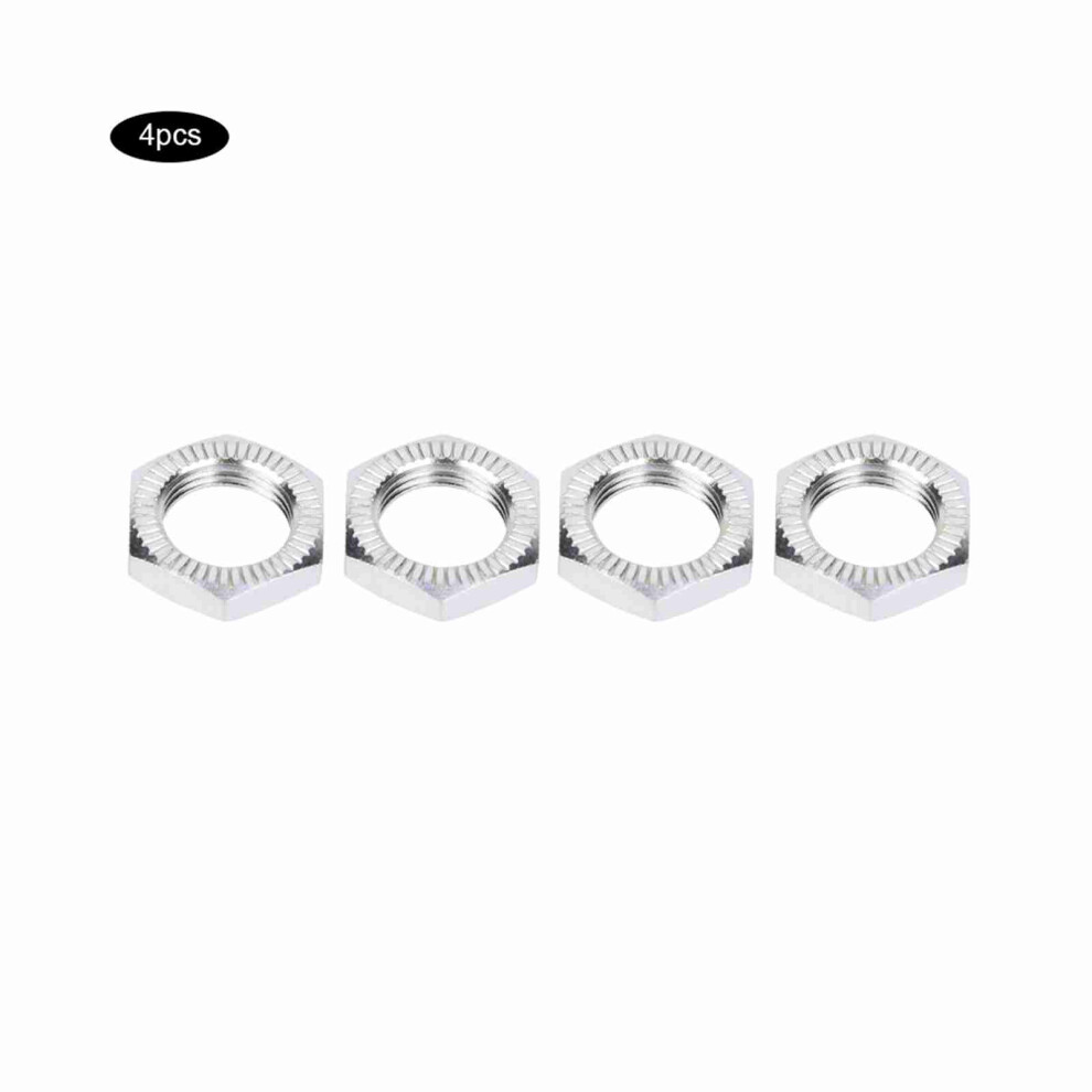 Aluminum Alloy M12 Wheel Nuts 17Mm Spanner For 1/8 Silver 9121376575600
