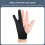 4 Pack Artist Drawing Gloves for Digital Tablets, Breathable, Elastic, Left Right Hand, M 12