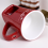 Fondue Mug Set Chocolate Cheese Milk Cream Making Set Red 2