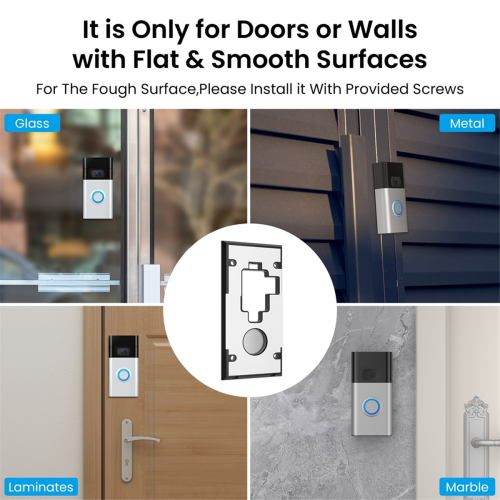 No-Drill Video Doorbell Mount for Ring Video Doorbell(2020 Release) 2