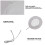 Kids Gray Sun Hat with Adjustable Windproof Strap M (50-54cm) Printed Beach Cap 11