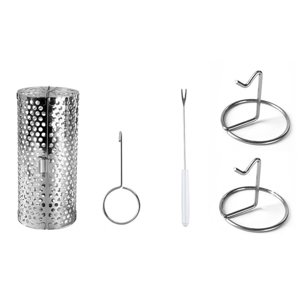 Barbecue Rolling Grill Basket BBQ Net Tube Grill Basket B-image-OPC-PJKVYGP-NEW