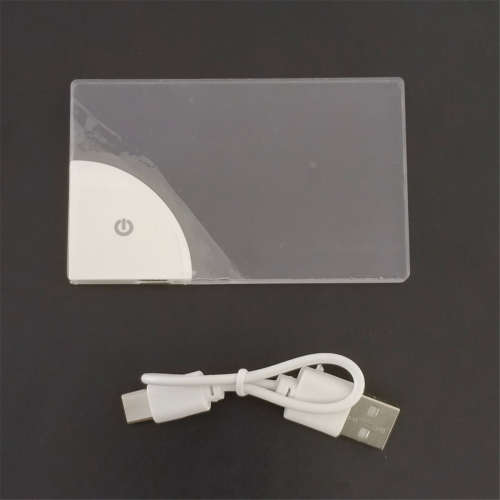 LED Blank Acrylic Glowing Business Card Light Name Tag Board 1