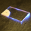 LED Blank Acrylic Glowing Business Card Light Name Tag Board 6