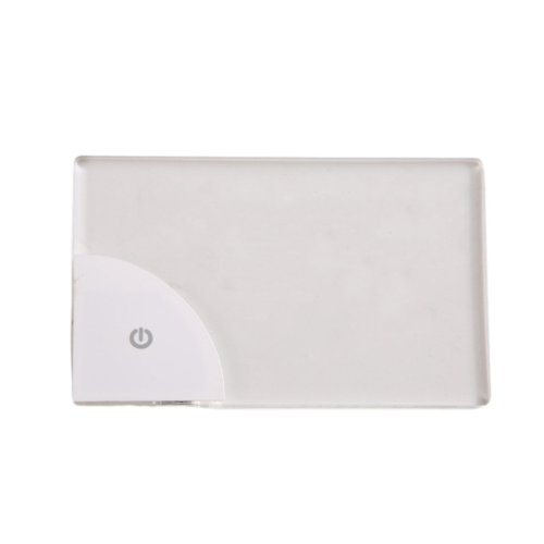LED Blank Acrylic Glowing Business Card Light Name Tag Board 2