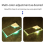 LED Blank Acrylic Glowing Business Card Light Name Tag Board 7
