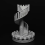 Dice Castle Tower Dice Tower Castle Stairs for Desktop Ornaments A 5