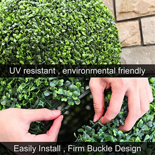 Artificial Plant Topiary Ball, Hanging Faux Plants Balls 1