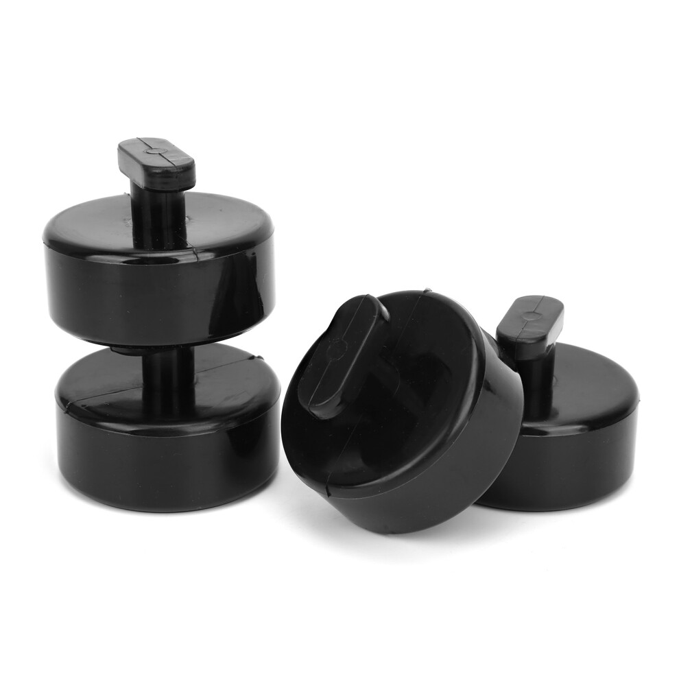 4Pcs Jack Lift Pad Lifting Pucks Rubber Auto Black 9121376575907
