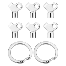 6-Pack Radiator Bleeding Air Valve Key for Bleeding Old Home Radiator