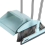 Dustpan Broom Set Floor Wiper Cleaning Long Handle Cleaning Set blue 1