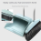 Dustpan Broom Set Floor Wiper Cleaning Long Handle Cleaning Set blue 2