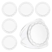 6pcs Blank Coins for Engraving, 40mm Coin Blanks Silver