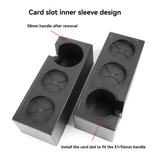 Espresso Machine Powder Holder, Coffee Storage Holder,Black 1