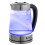 Electric Kettle 2L 220V 2000W Blue Glass Fast Boil 6