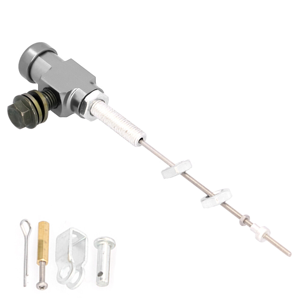 Hydraulic Clutch Master Cylinder Rod Aluminium Alloy M10x1.25mm Silver 8791340653019