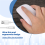 Bluetooth Wireless Magic Mouse PC Mice for (White) 6