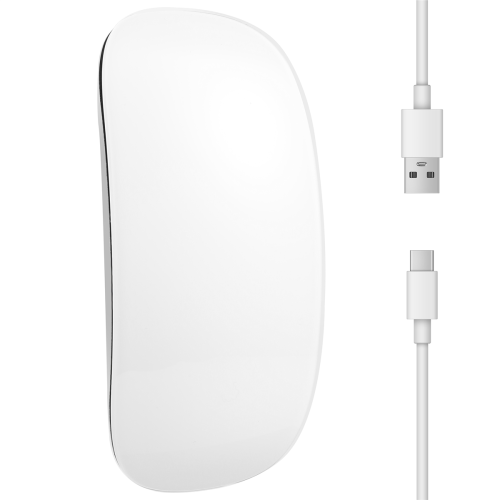 Bluetooth Wireless Magic Mouse PC Mice for (White)