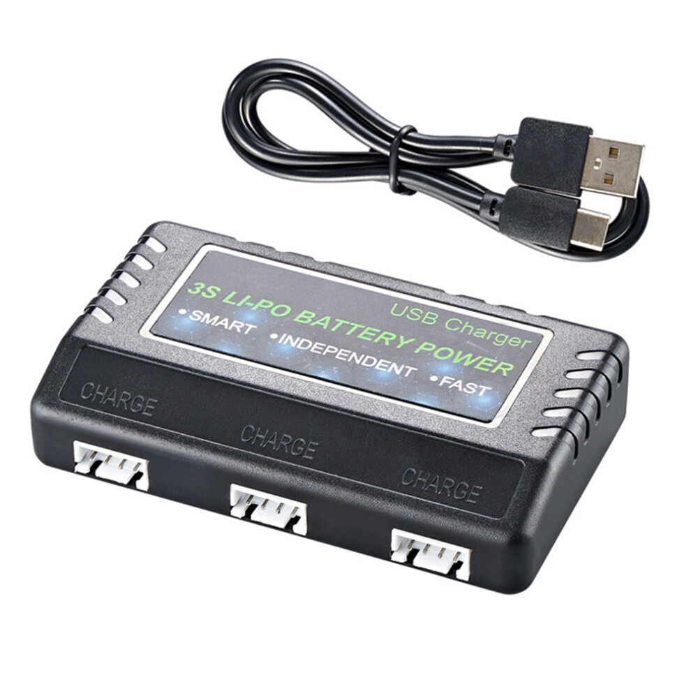 11.1V Li-Po Battery Charger Usb Cable For 3S Batteris Lithium Battery Green/Light/Red 4712400654061