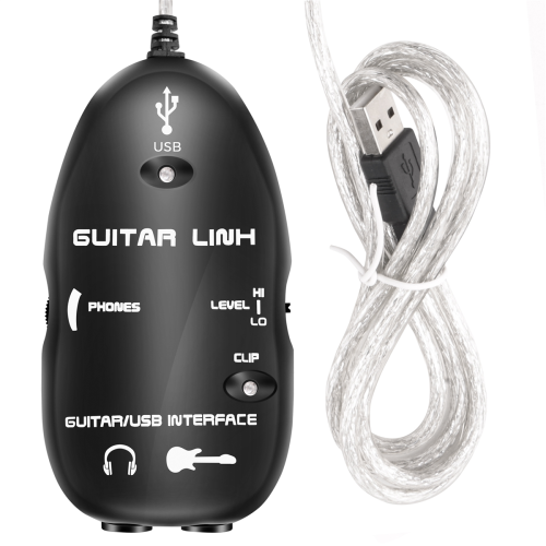 Guitar to USB Interface Link Cable Adapter /PC Recording CD Studio Laptop 2