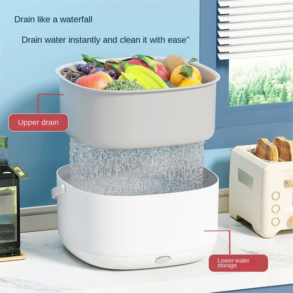 Electric Vegetable Washing Basket Kitchen Fruit and Vegetable Drainer-image-OPC-PJKW9J9-NEW