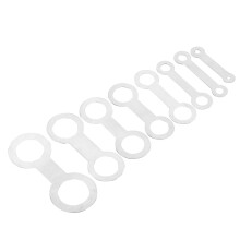 8-Pack Satin Stainless Steel Saxophone Leveling Tools for Wind Instruments