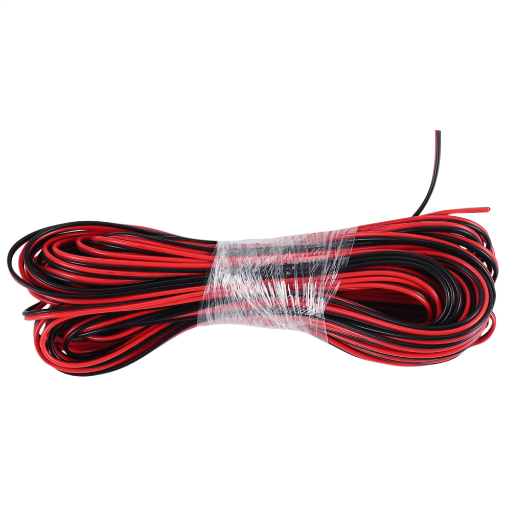 22 Gauge Red Black Zip Wire Awg Cable Power Ground Stranded Copper 4711585162835