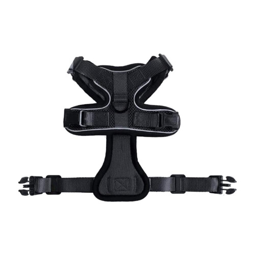 Escape Proof Cat Harness with Leash, Adjustable Nylon Vest, Black