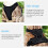 Escape Proof Cat Harness with Leash, Adjustable Nylon Vest, Black 3