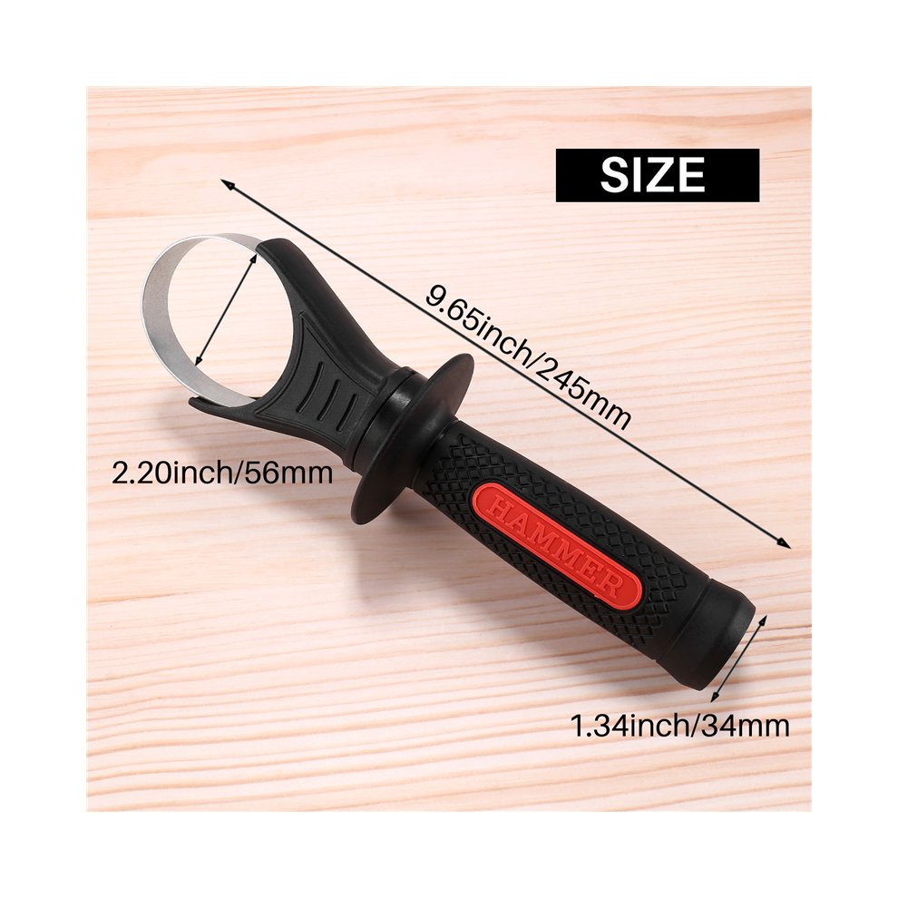 Hammer Drill Handle Plastic Side Auxiliary Handle for 26 Tools Drill-image-OPC-PJKWCQF-NEW