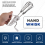 Rotary Manual Whisk Egg Beater Mixer Blender Stainless Steel Tools 6