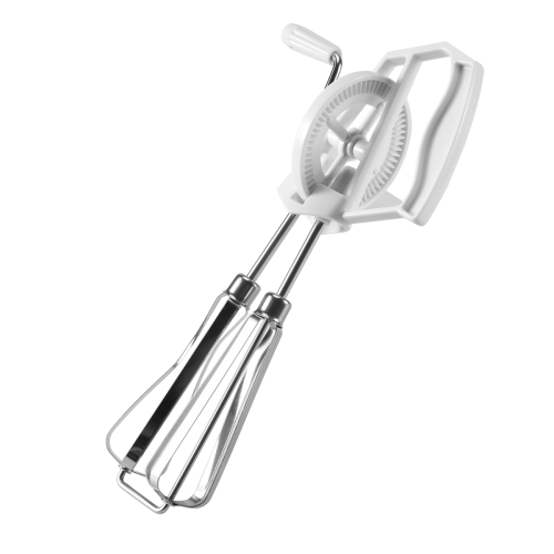 Rotary Manual Whisk Egg Beater Mixer Blender Stainless Steel Tools 1