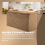 Handmade Straw Woven Storage Basket with Lid Seagrass(M) 6